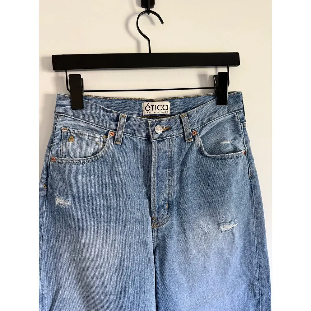$268 Etica Altin Loose Crop Jean - 26